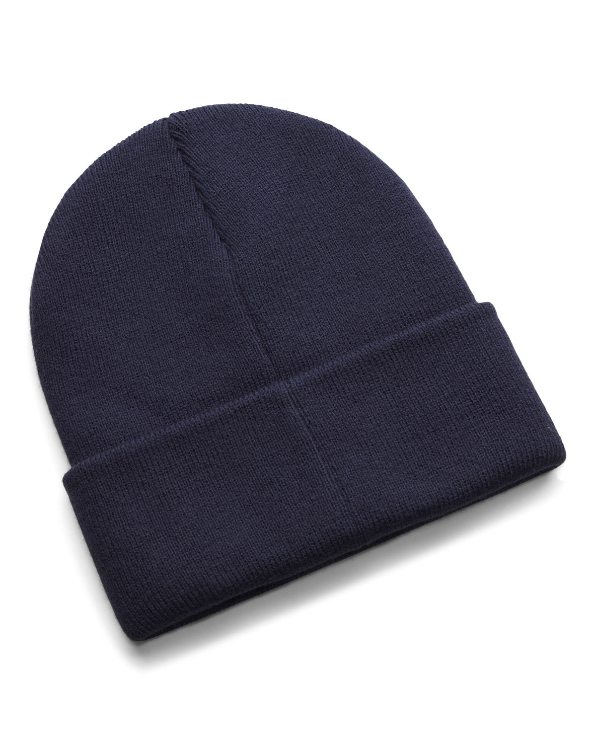 Under Armour Halftime Cuff Beanie - Midnight Navy / White – back view