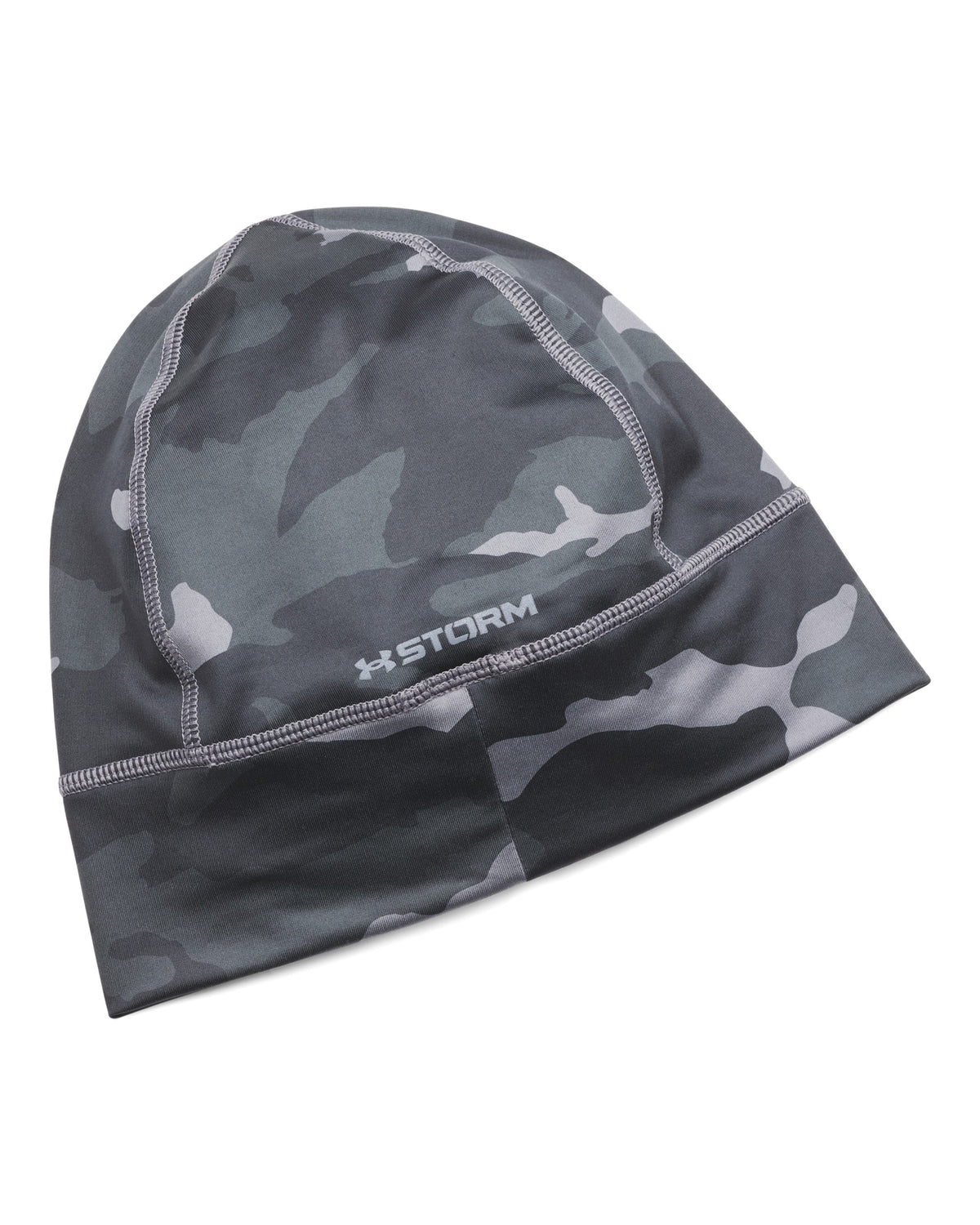 Under Armour Velociti Storm Beanie - Castlerock / Black – back view