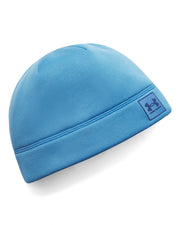 Under Armour Storm ColdGear Infrared Beanie - Aegean Blue / Blackout Navy - front