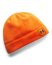 Under Armour Storm ColdGear Infrared Beanie - Outrageous Orange / Black - front