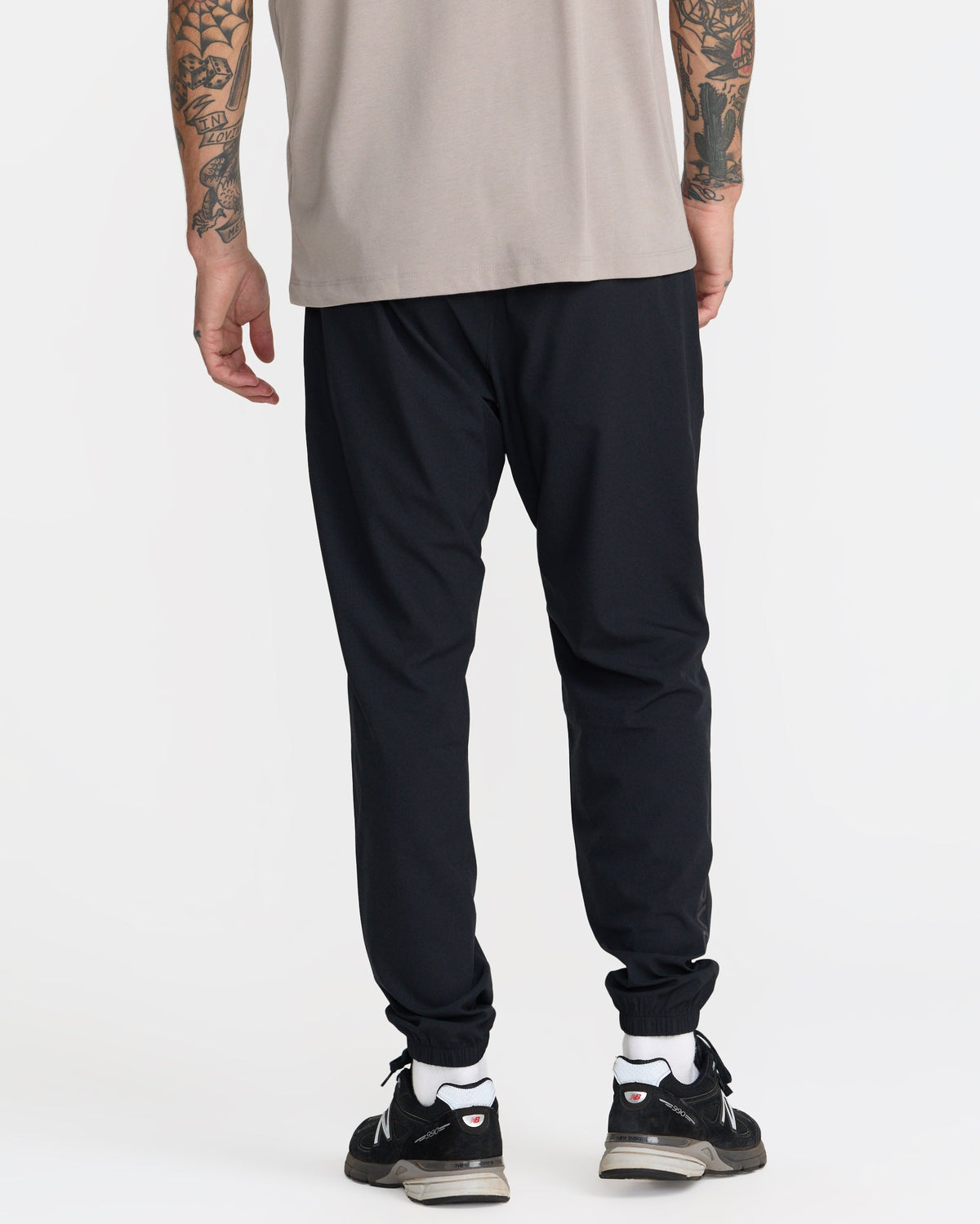 RVCA Yogger II Jogger Pant - Black - on model, back