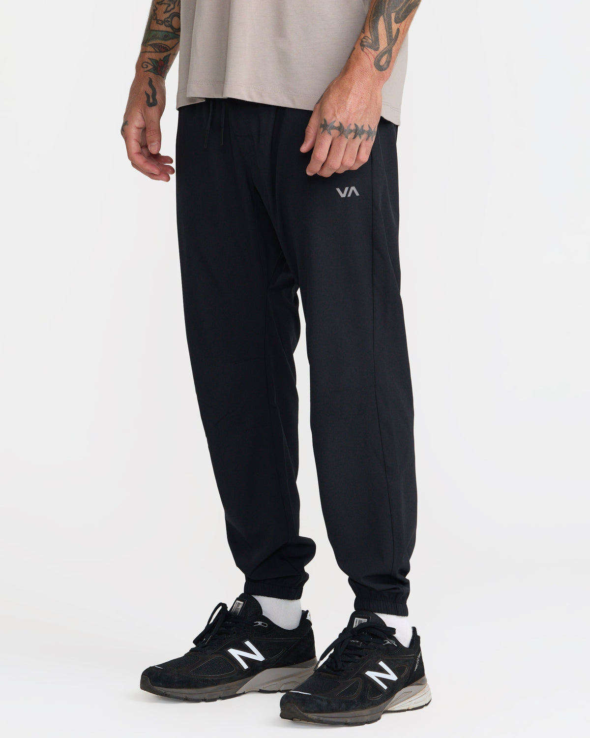 RVCA Yogger II Jogger Pant - Black - on model, side