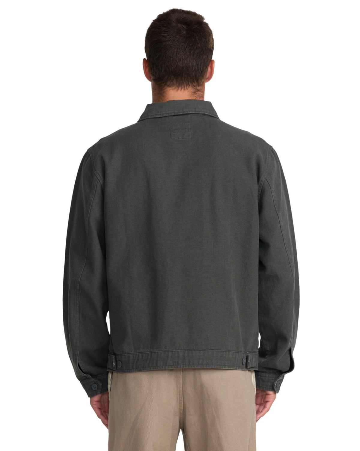 RVCA Dayshift 2 Jacket - Washed Black - on model, back