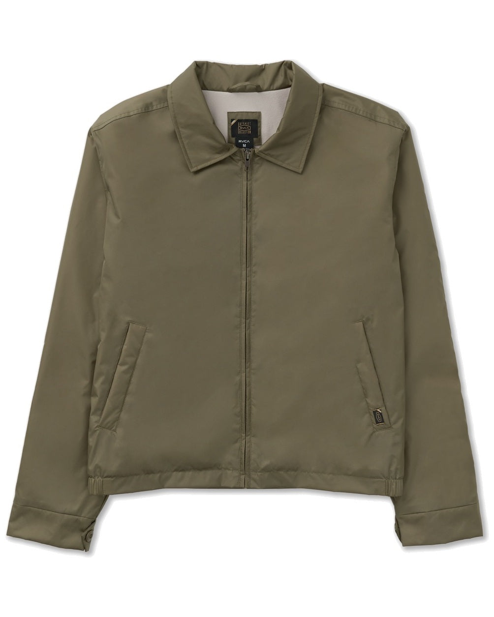 RVCA Dayshift Windbreaker Jacket - Light Olive - front
