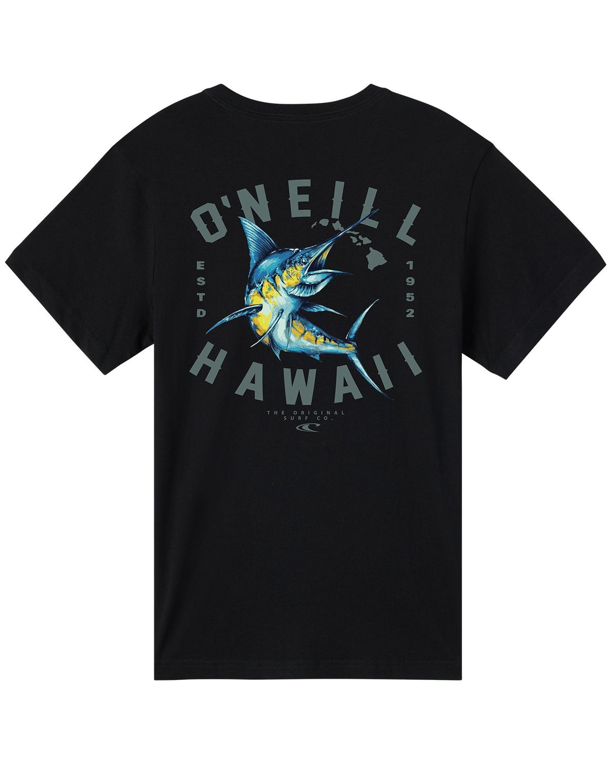 O'Neill Marlin Hawaii Classic SS T-Shirt - Black - back
