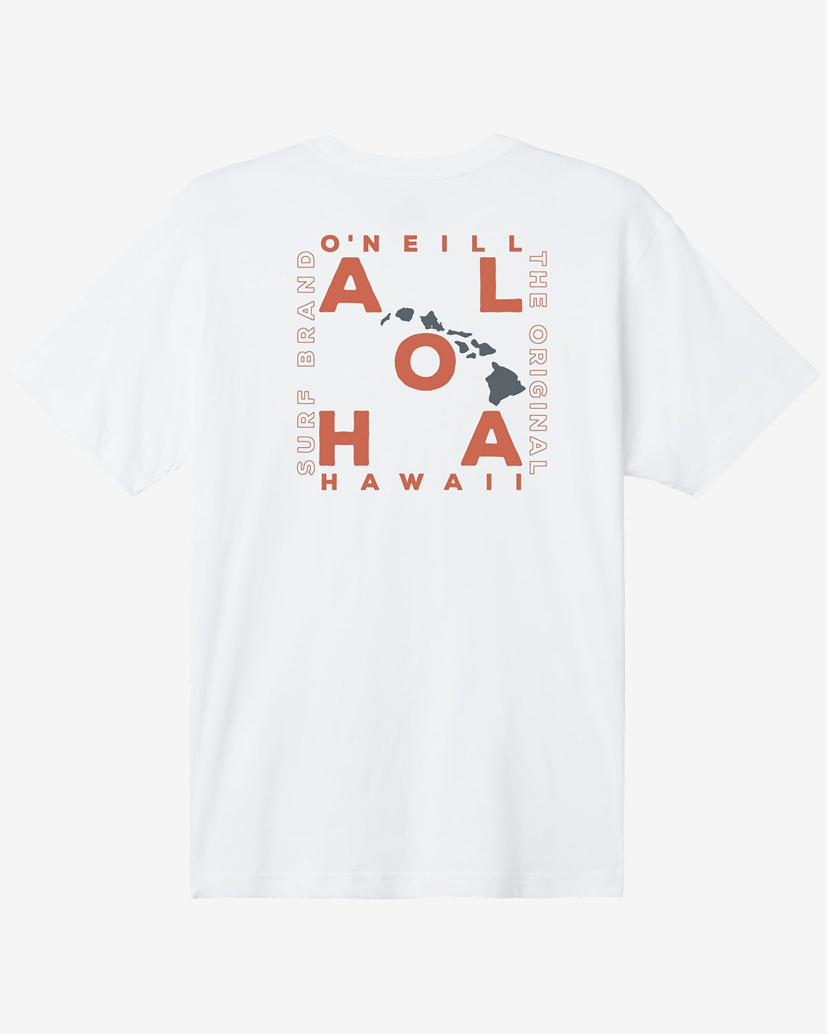 O'Neill Hawaii Layout Classic SS T-Shirt - White - back