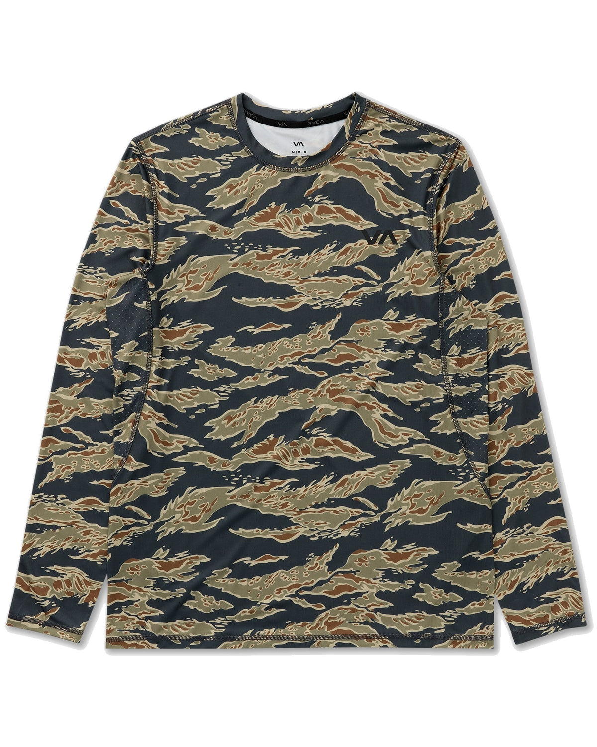 RVCA Sport Vent Long Sleeve T-Shirt - Tiger Camo - front