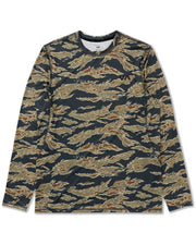 RVCA Sport Vent Long Sleeve T-Shirt - Tiger Camo - front
