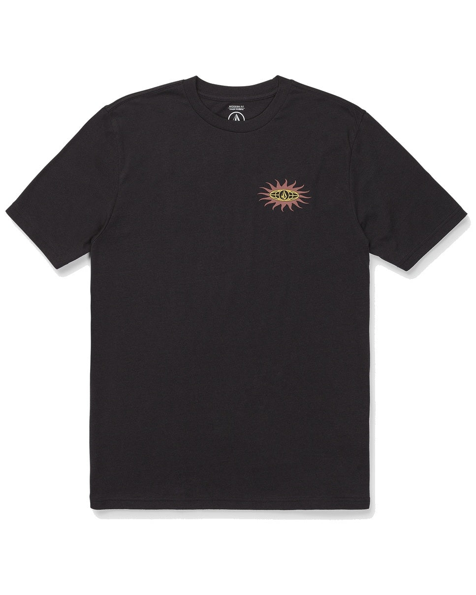 Volcom SPF91 Men's Short Sleeve T-Shirt - Washed Black Heather - front