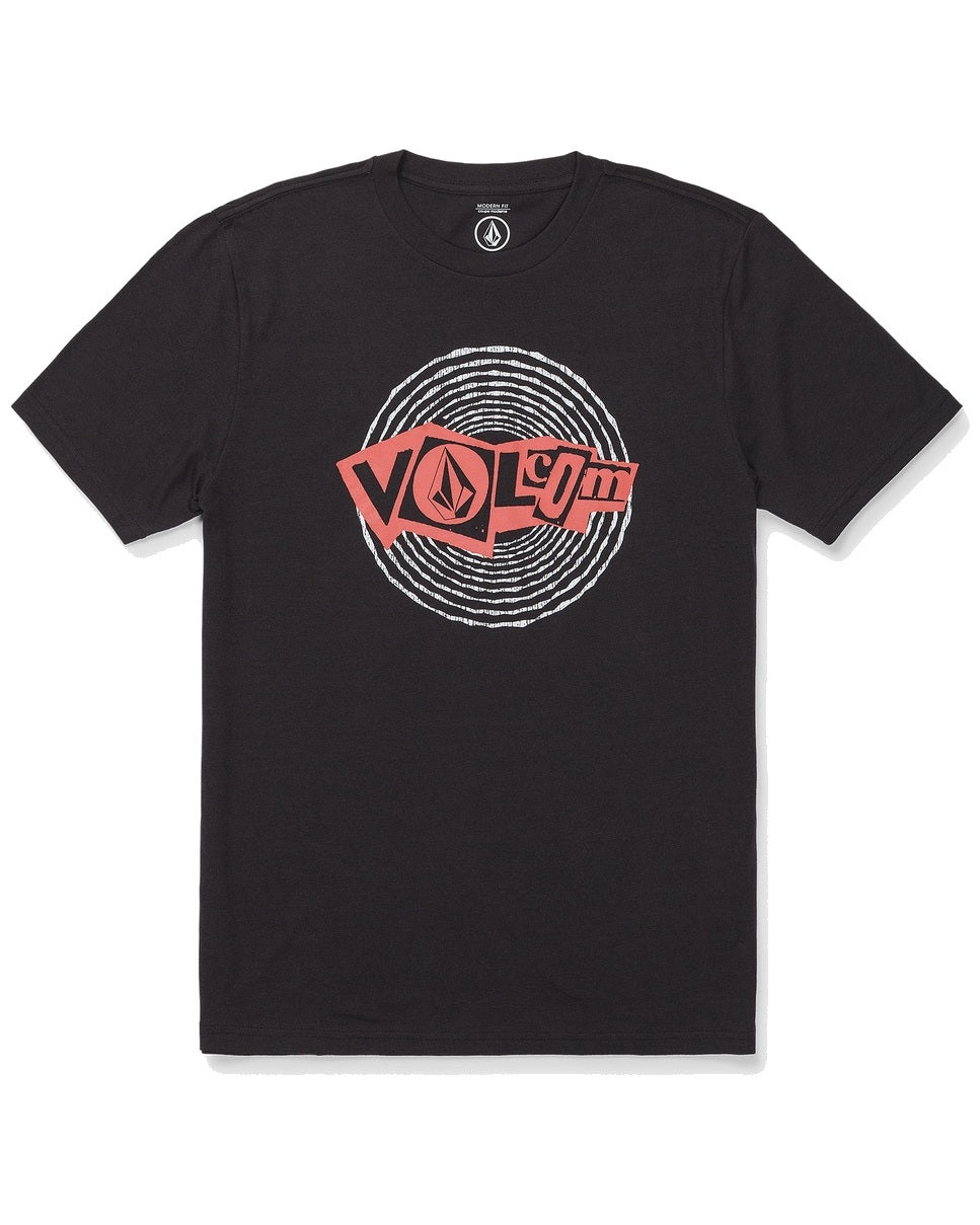 Volcom Dizzy Down Men's Short Sleeve T-Shirt - Washed Black Heather - front