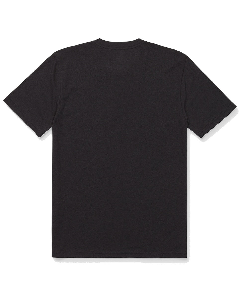 Volcom Dizzy Down Men's Short Sleeve T-Shirt - Washed Black Heather - back