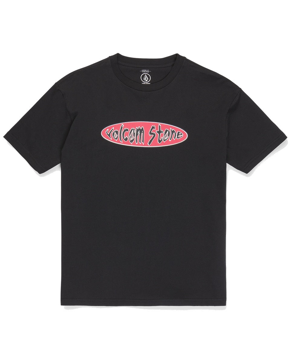 Volcom Scratch Stone Men's Short Sleeve T-Shirt - Black - front
