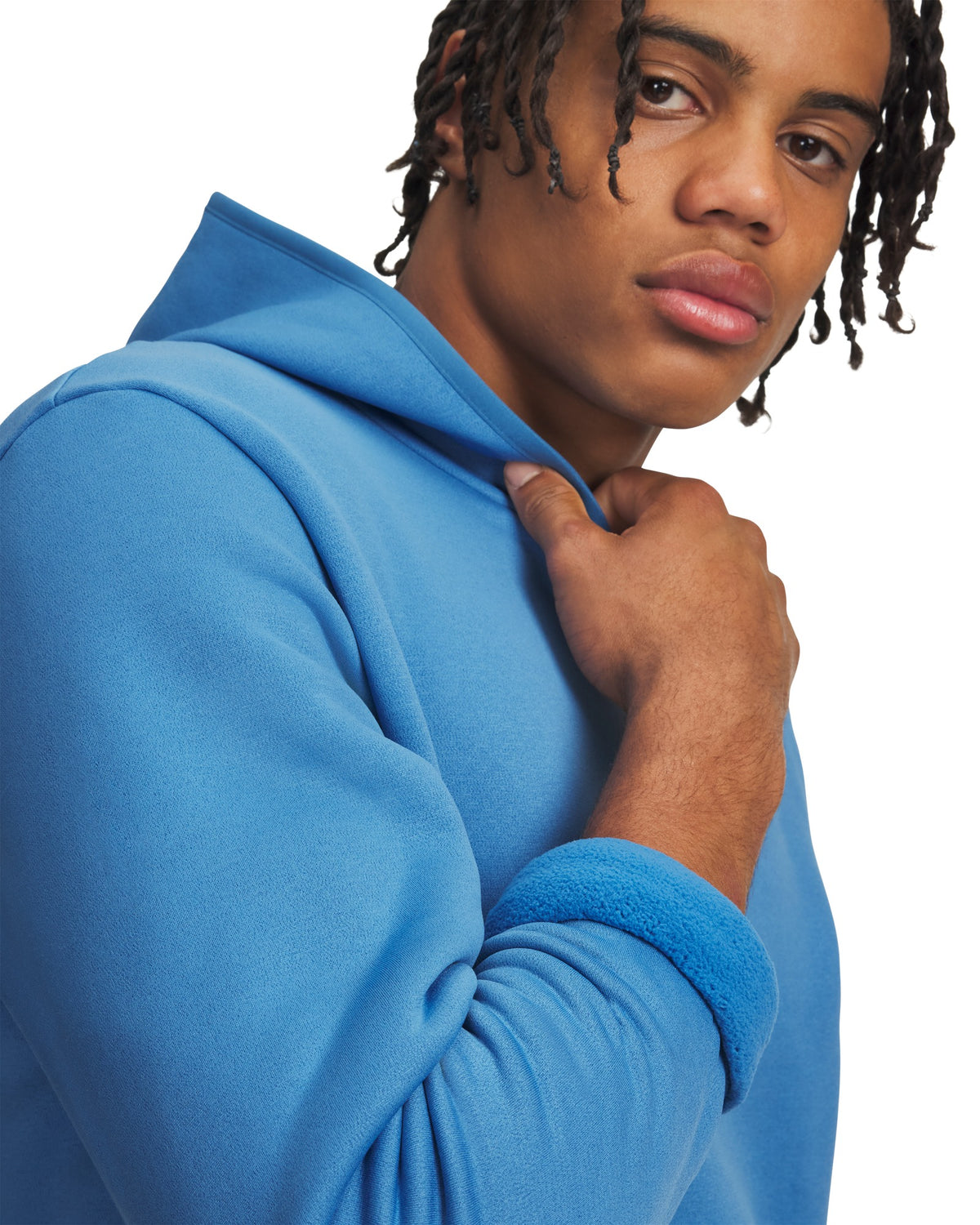 Under Armour Armour Fleece Hoodie - Aegean Blue – detail view