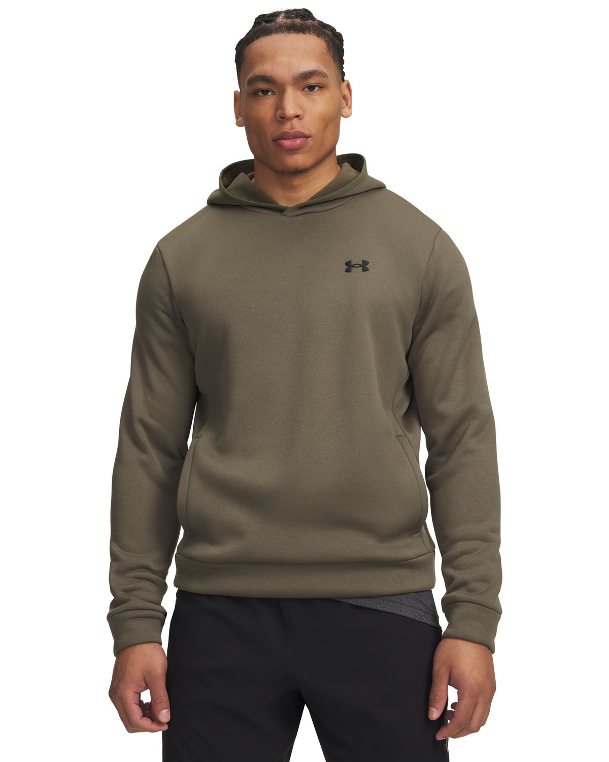 Under Armour Armour Fleece Hoodie - Marine OD Green / Black