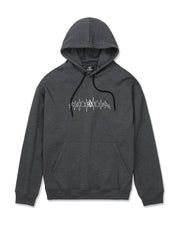 Volcom Super Stoned Men's Pullover Hoody - Washed Black Heather - front