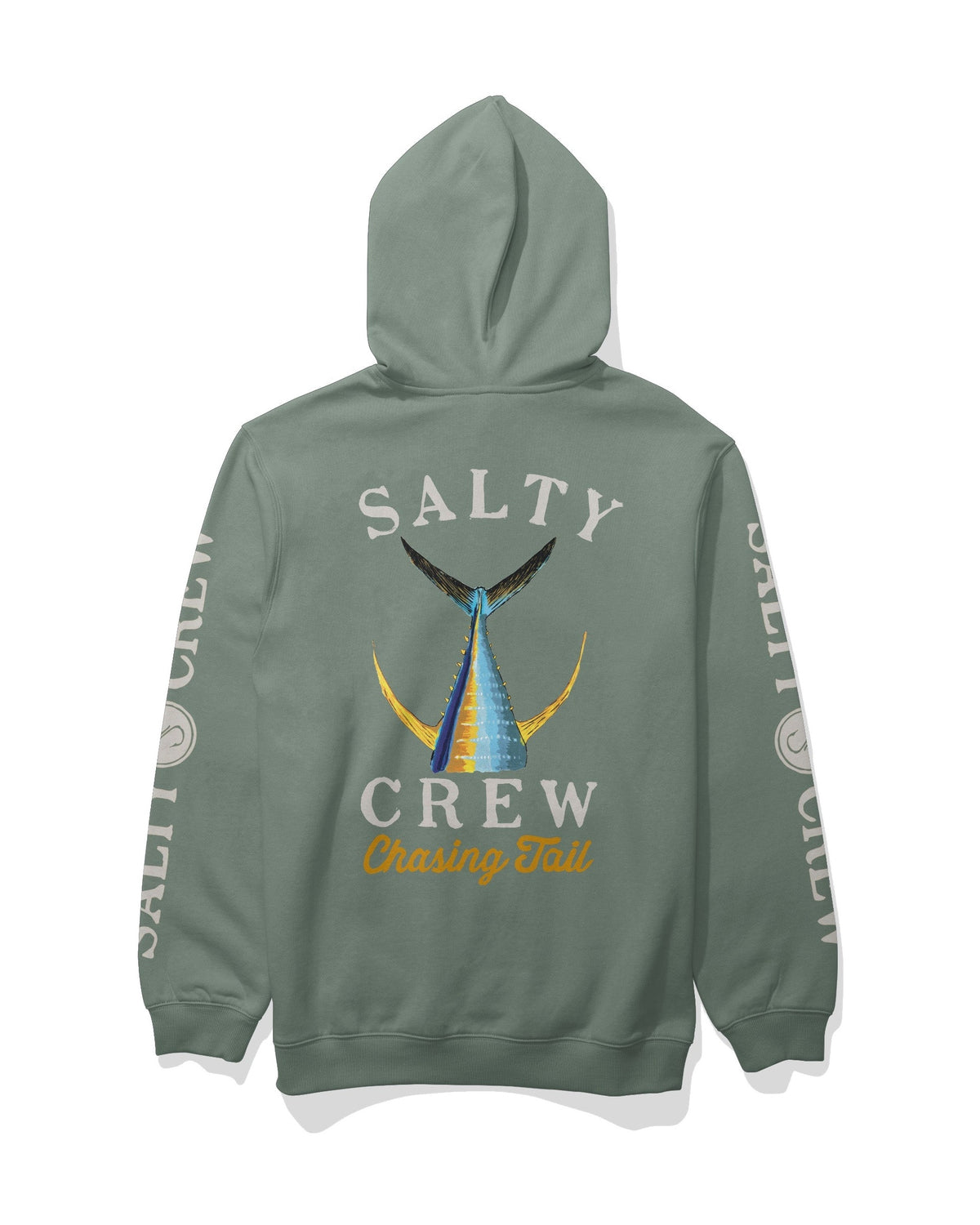 Salty Crew Tailed Fleece Hoodie - Laurel Wreath – back view