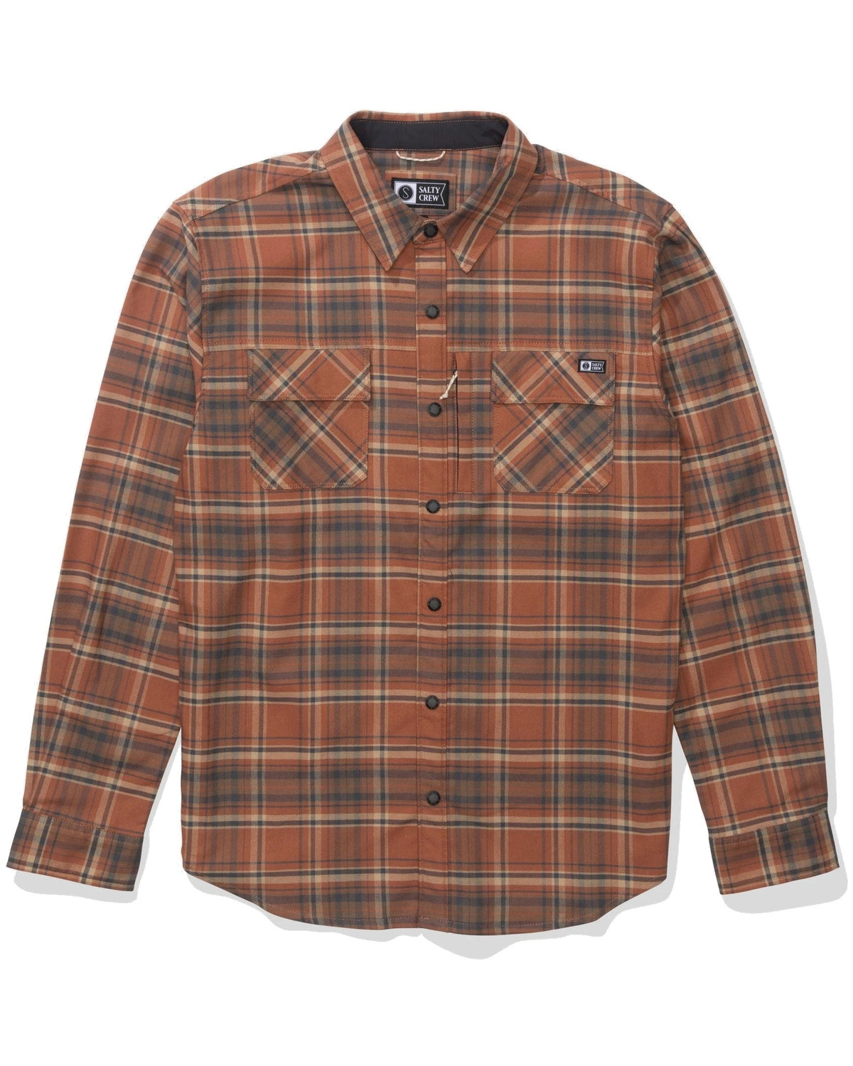 Salty Crew Fathom Tech Flannel - Russet