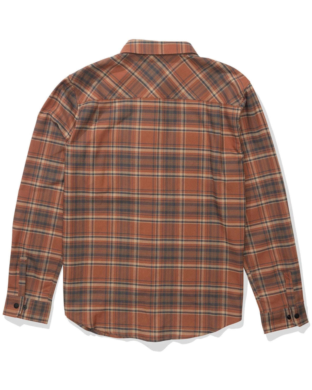 Salty Crew Fathom Tech Flannel - Russet – back view