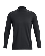 Under Armour Cold Gear Fitted Mock Neck - Black / White (002)