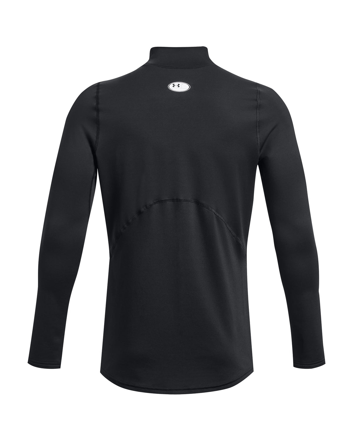Under Armour Cold Gear Fitted Mock Neck - Black / White (002) – back view