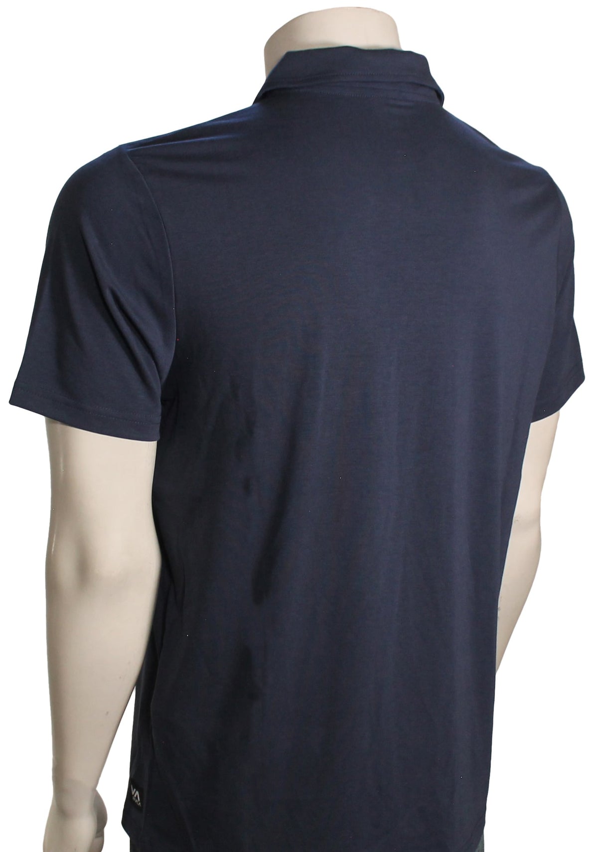 RVCA Balance Polo - Indigo – back view