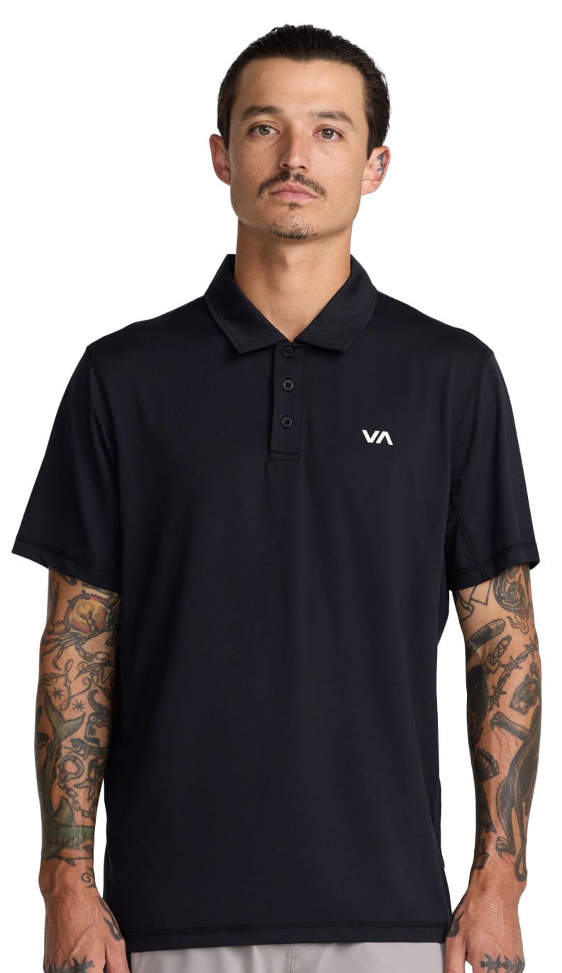 RVCA Sport Vent Polo - Black
