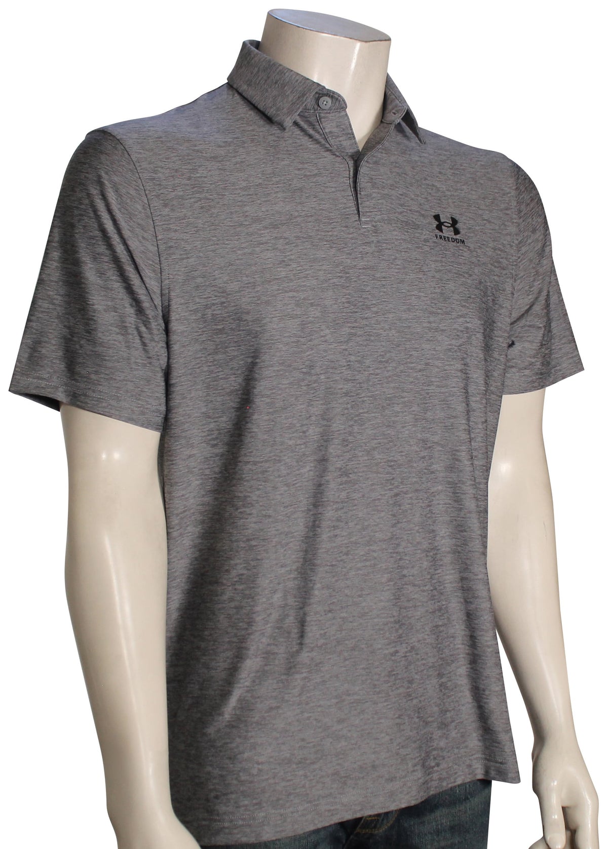 Under Armour Tee To Green Freedom Polo - Steel / Black