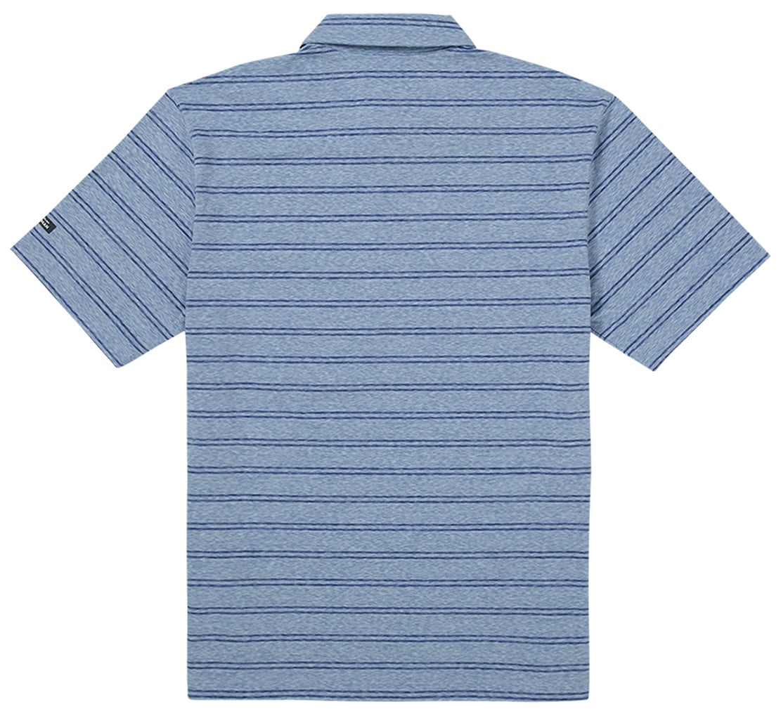 Quiksilver Waterman Shank UPF 50 Men's Short Sleeve Polo - Riviera – back view