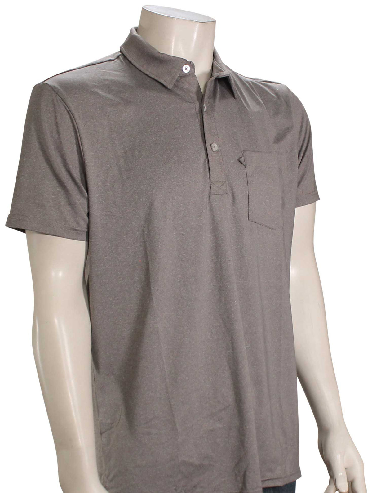 Costa Voyager Polo - Storm Grey Heather