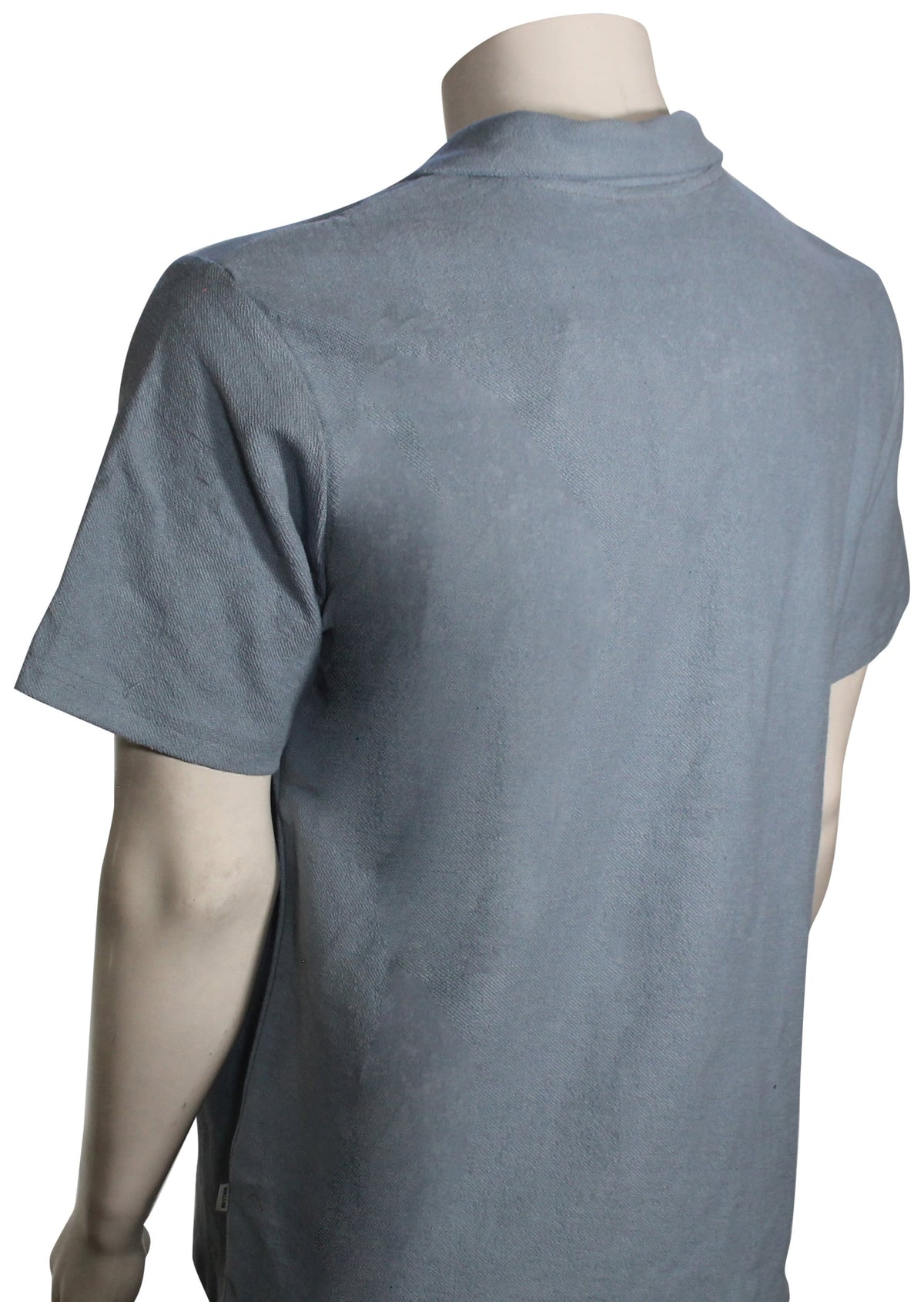 Rhythm Vintage Terry Polo - Slate – back view