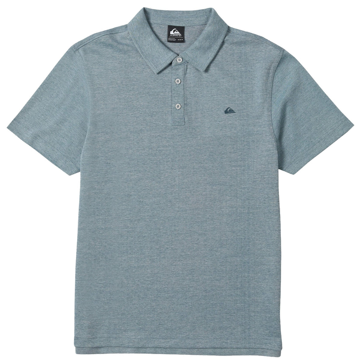 Quiksilver Bayshore Knit Men's Short Sleeve Polo - Blue Coral