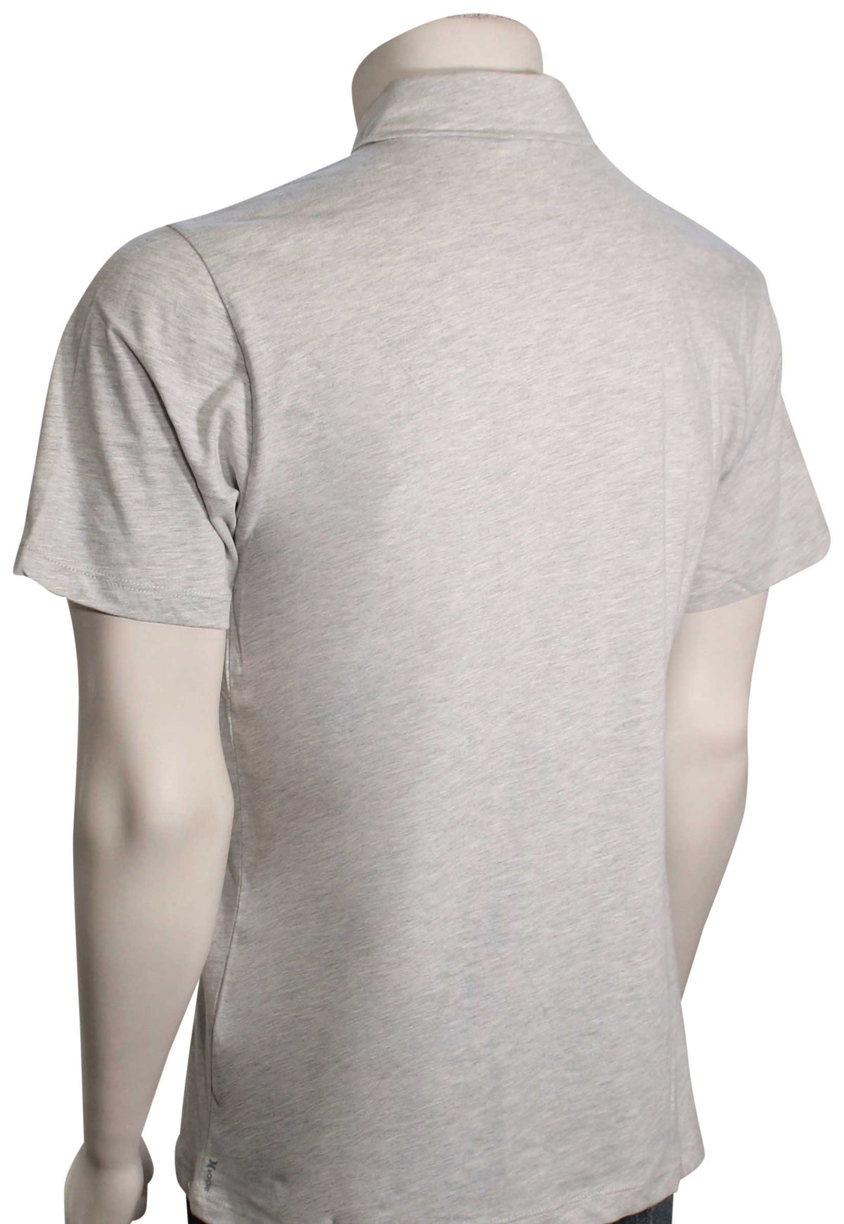 Hurley H2O-Dri Ace Polo - Heather Grey, back view