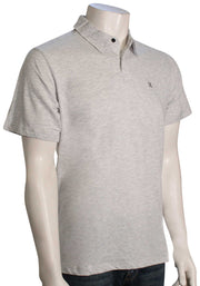 Hurley H2O-Dri Ace Polo - Heather Grey, front view