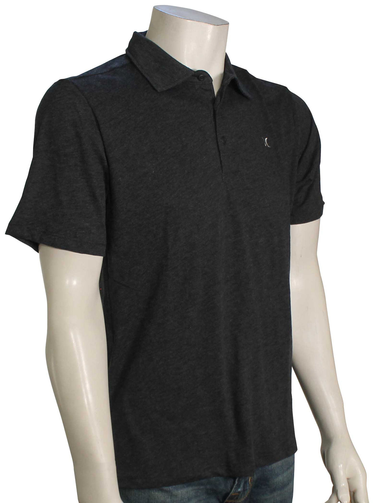 Hurley Ace Vista Polo - Black Heather