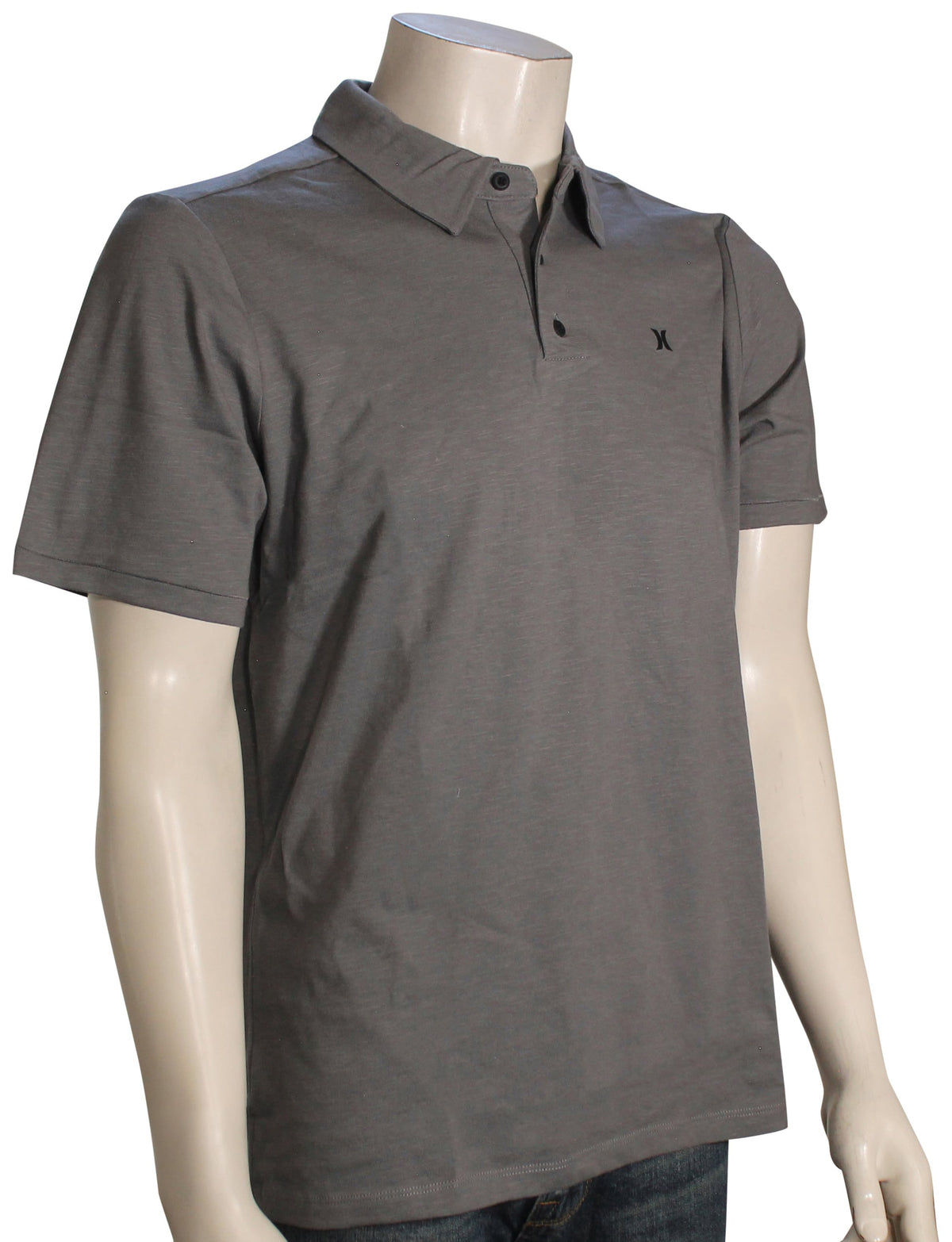 Hurley H2O-Dri Ace Slub Polo - Stone Grey