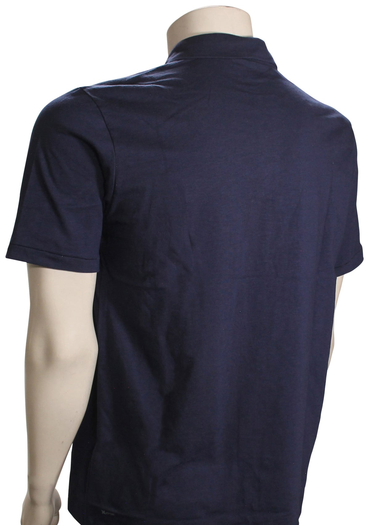 Hurley H2O-Dri Ace Slub Polo - Midnight Aqua – back view