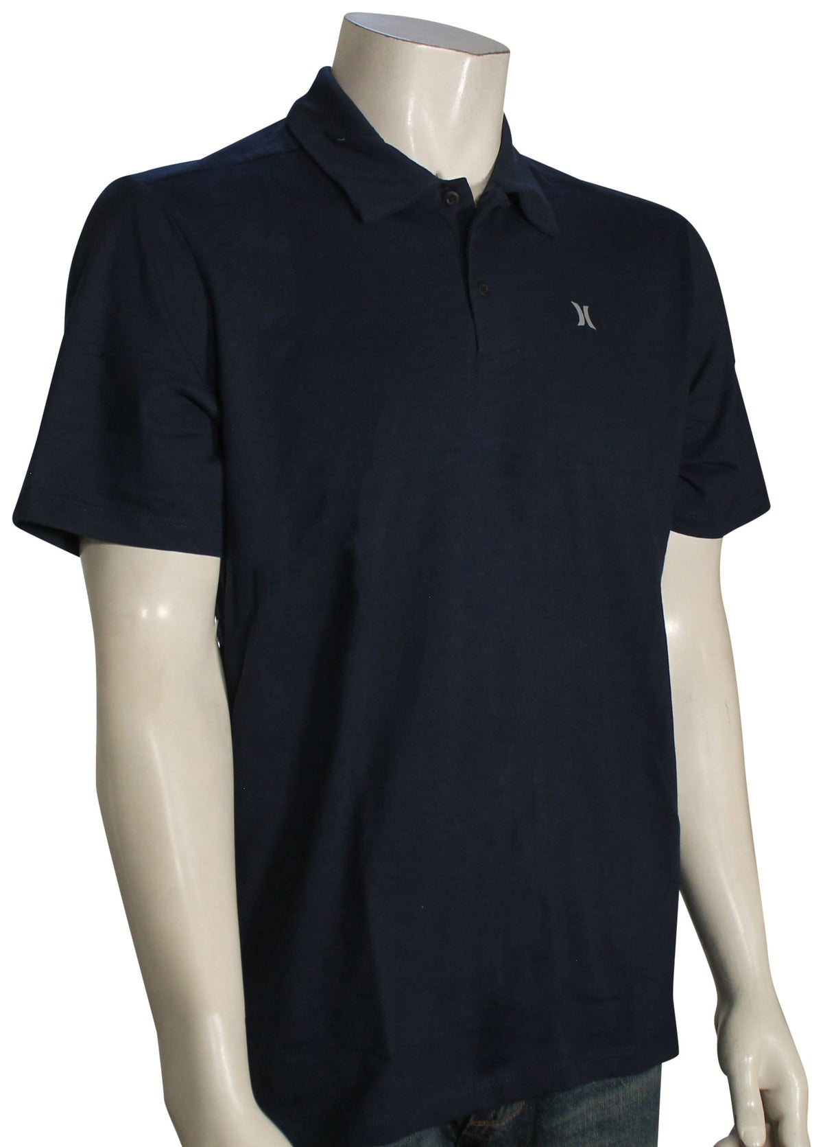 Hurley Icon Slub Polo - Obsidian