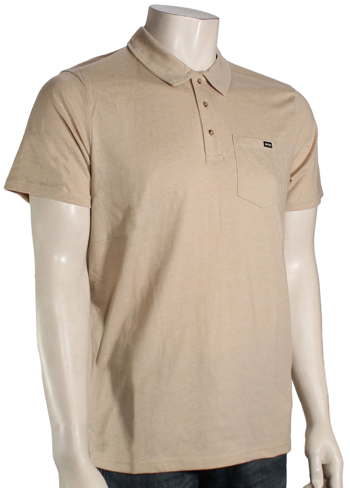 Rip Curl Too Easy Polo - Cement Marle
