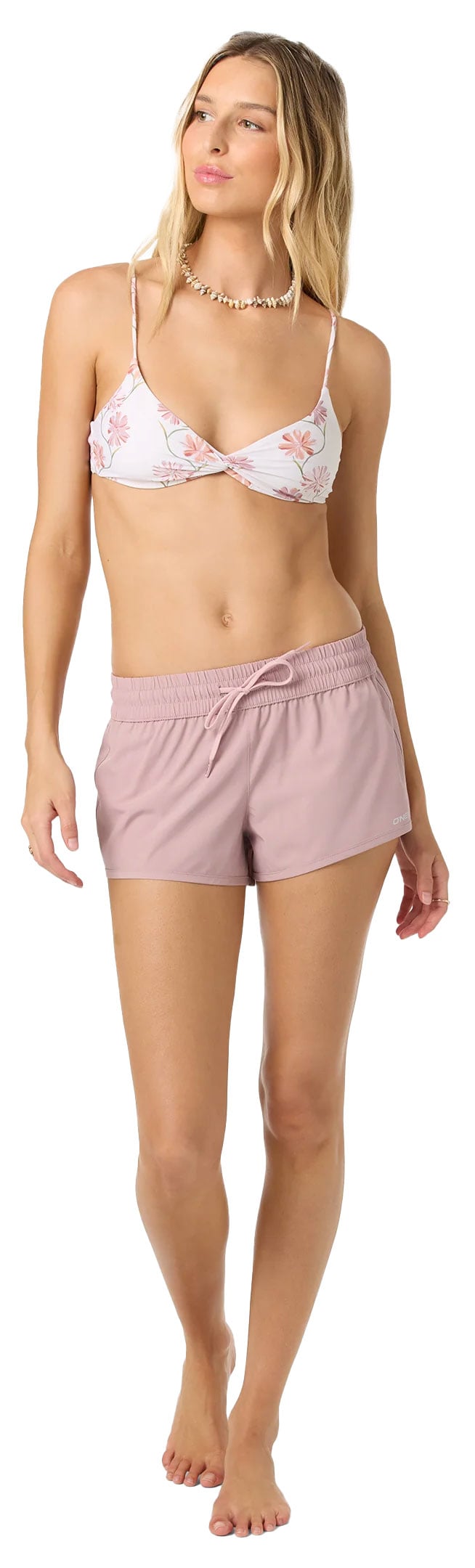 O'Neill Women's Saltwater Solids Balboa 2" Boardshorts - Elastic Swim Shorts, Orchid – alternate view 3