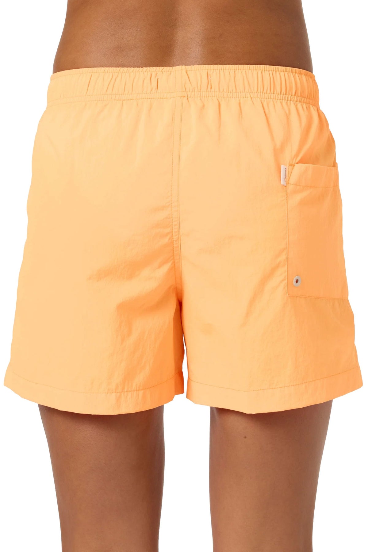O'Neill Wedge 4.5" Women's Boardshorts - Neon Apricot Nectar – back view