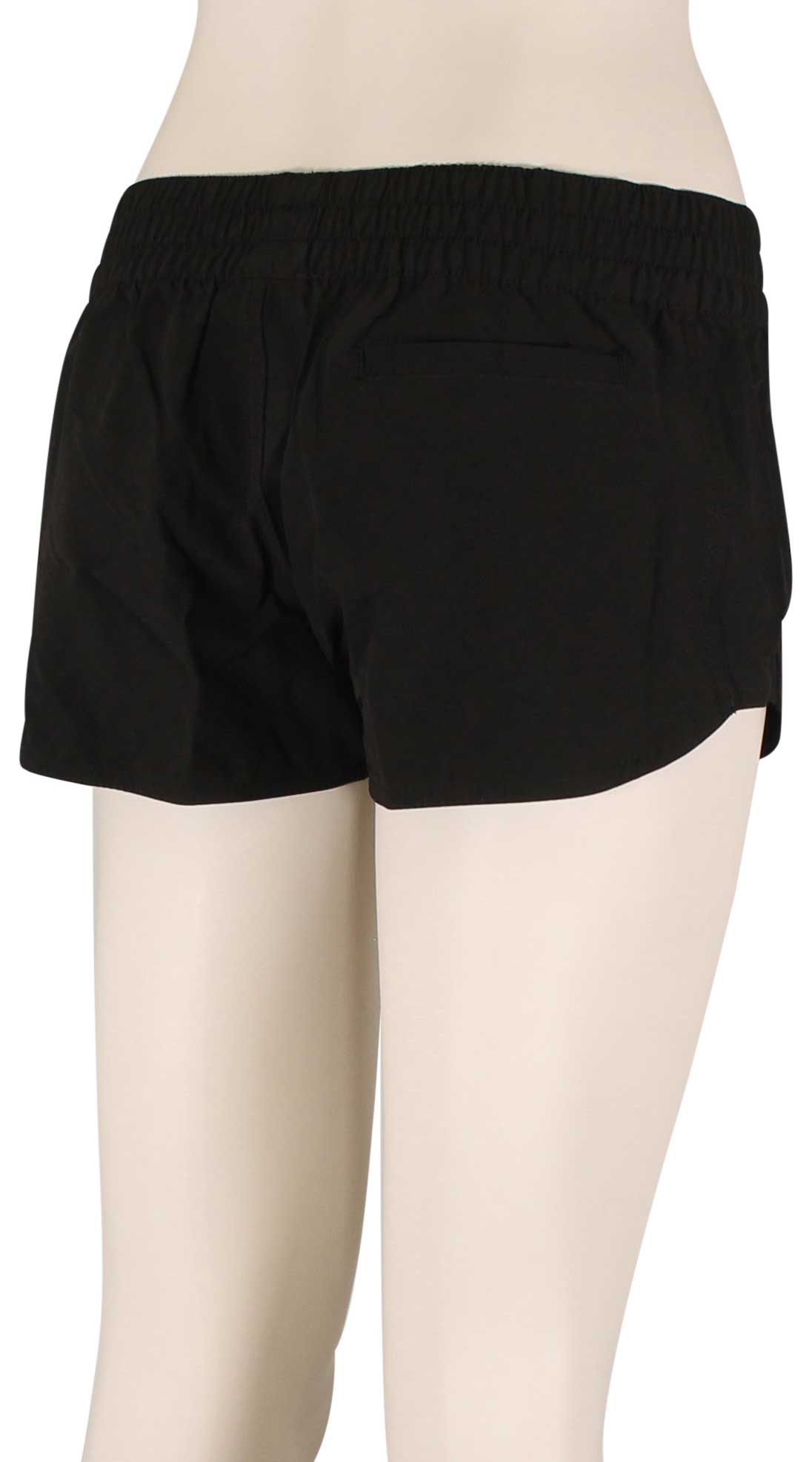Volcom Simply Solid 2" Women's Boardshorts - Original Black, back view