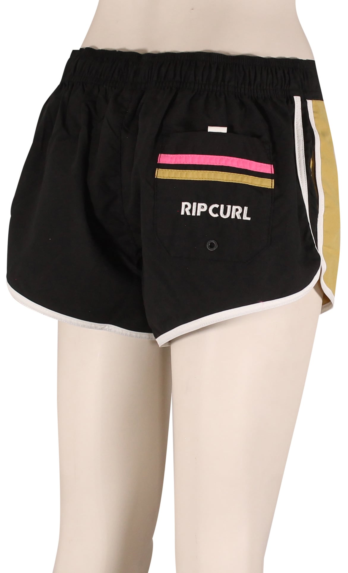 Rip Curl Hibiscus Heat Splice Women's Boardshorts - Black – back view