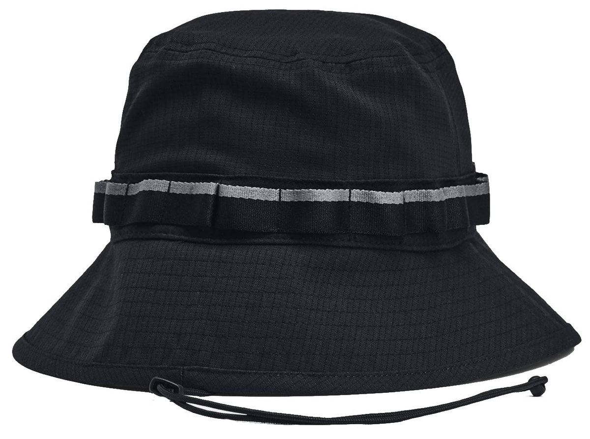 Under Armour ArmourVent Bucket Hat - Black / Castlerock – back view