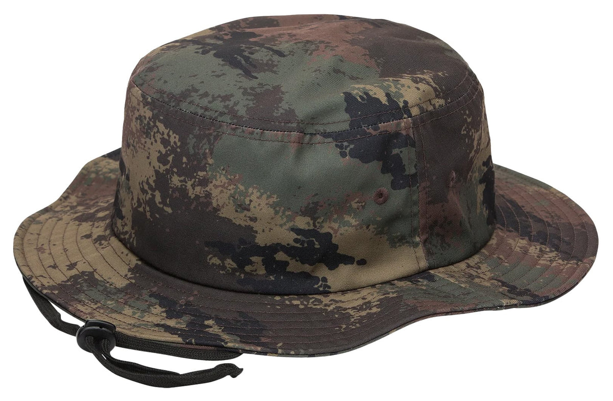 Volcom Froth Bucket Hat - Green Camo – back view