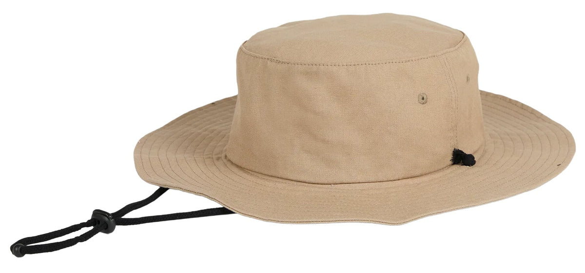 Quiksilver Bushmaster Boonie Hat - Khaki – back view