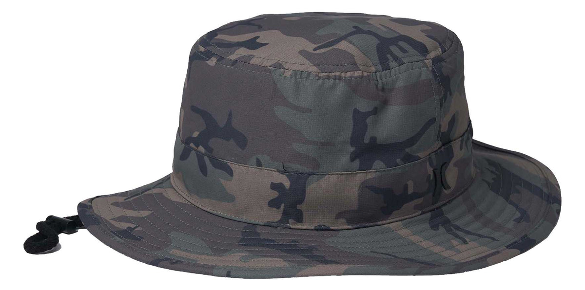 Hurley Back Country Boonie Hat - Brown Edge Camo