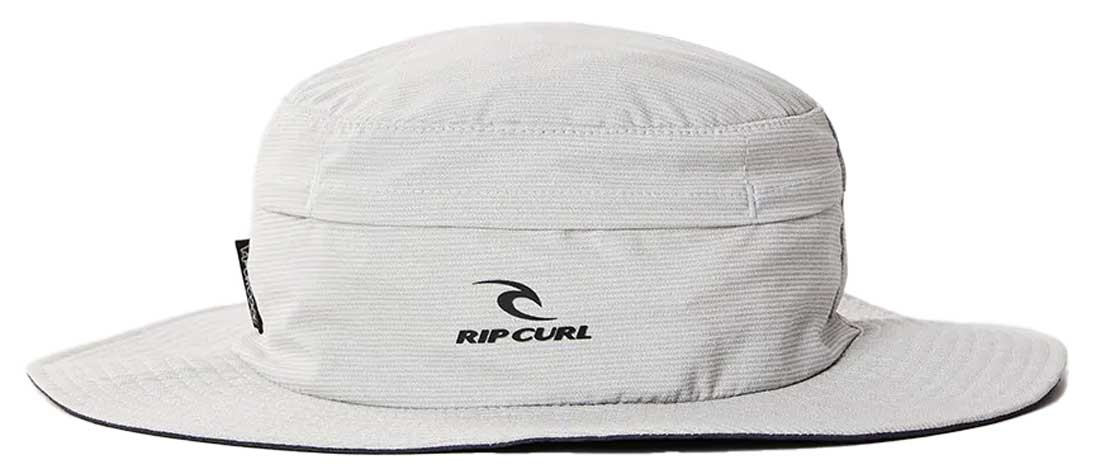 Rip Curl Vaporcool Mid Brim Bucket Hat - Grey - S/M