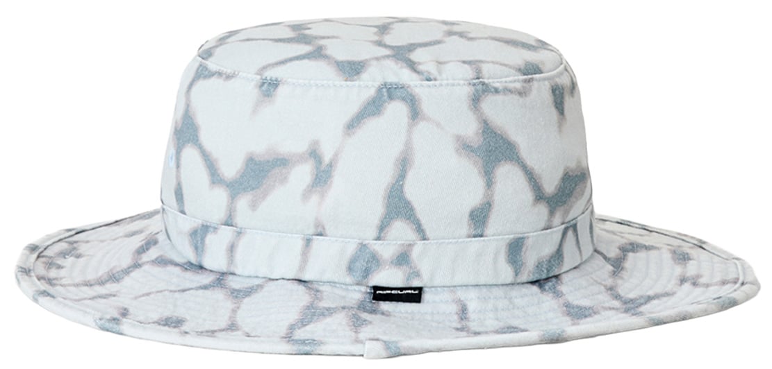 Rip Curl Search Camo Mid Brim Hat - Stone – back view
