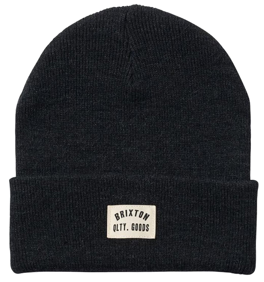 Brixton Woodburn Watch Cap Beanie - Washed Black