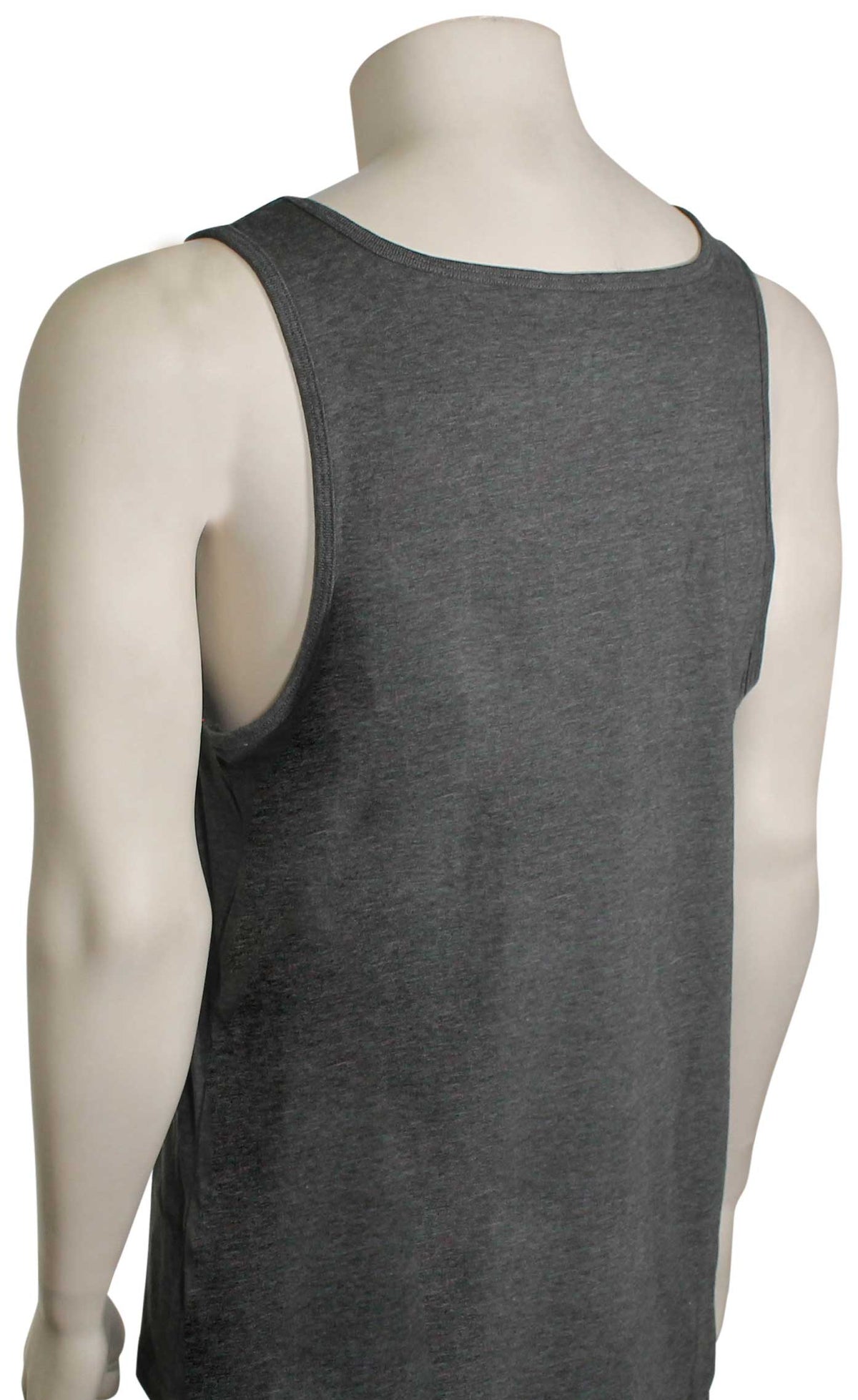 O'Neill Aloha Retro Tank - Charcoal Heather, back view